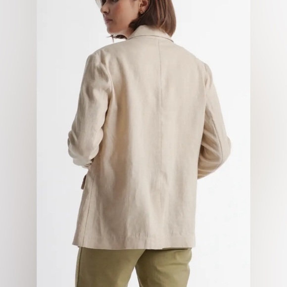 Quince 100% European Linen Blazer NWT - Picture 2 of 4